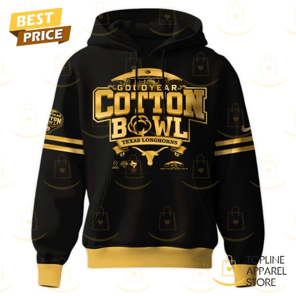 Texas Longhorns Cotton Bowl Champions 2025 Goodyear Hoodie