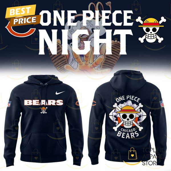 Chicago Bears Football x One Piece Hoodie