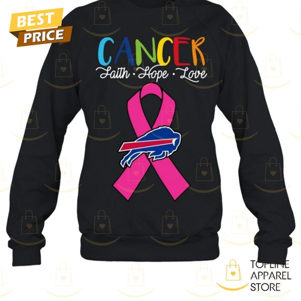 Buffalo Bills Cancer Faith – Hope – Love Unisex T-Shirt