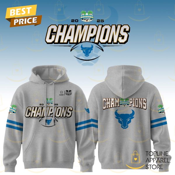 Buffalo Bulls Football Buhamas Bowl Champions 2025 Hoodie