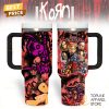 Bon Jovi Now And Forever Tumbler With Handle And Straw – White