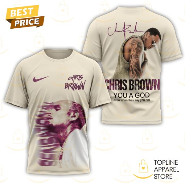 Chris Brown – You A God Even When They Say You Not 3D T-Shirt