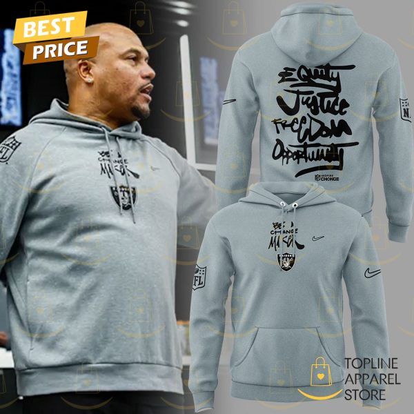 Coach Antonio Pierce Be A Change Maker Las Vegas Raiders Hoodie