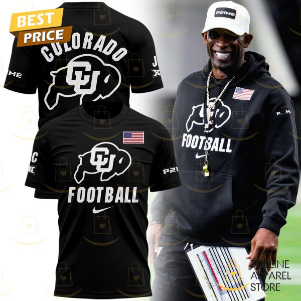 Coach Prime Wearing Colorado Buffaloes Football 3D T-Shirt