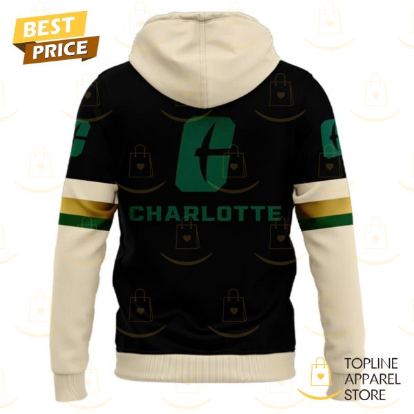 Charlotte 49ers Football Logo Design Hoodie