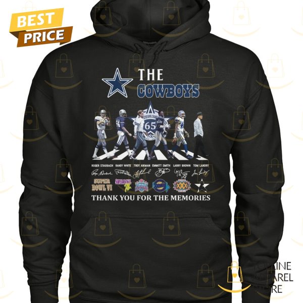 The Dallas Cowboys 65 Anniversary Signature Thank You For The Memories Unisex T-Shirt