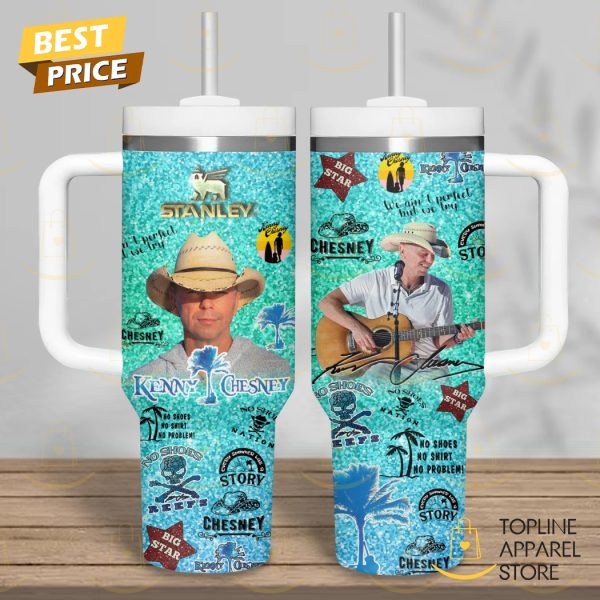 Kenny Chesney – No Shoes No Shirt No Problems Tumbler With Handle And Straw