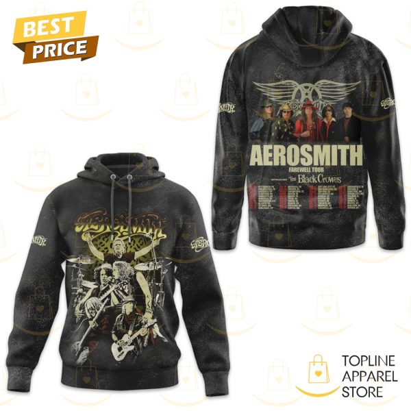 Aerosmith Farewell Tour With Black Crowes Hoodie