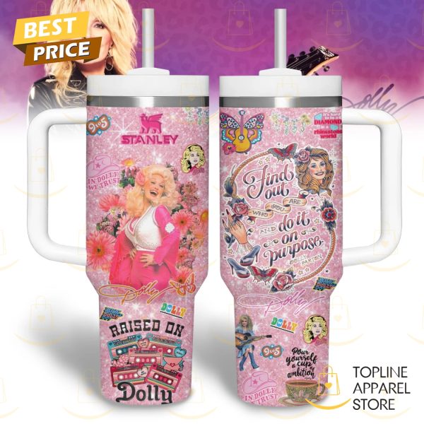 Dolly Parton – Find Out Who You Are And Do It On Purpose Tumbler With Handle And Straw