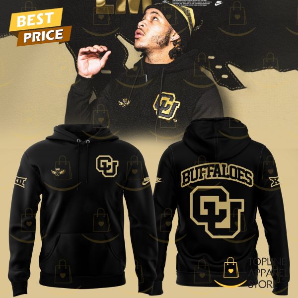 2025 Colorado Buffaloes Football Design Hoodie – Black