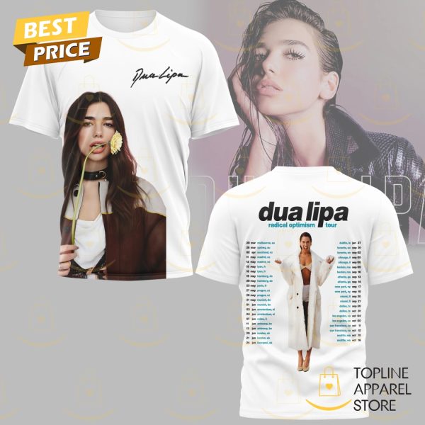 Dua Lipa Radical Optimism Tour 3D T-Shirt