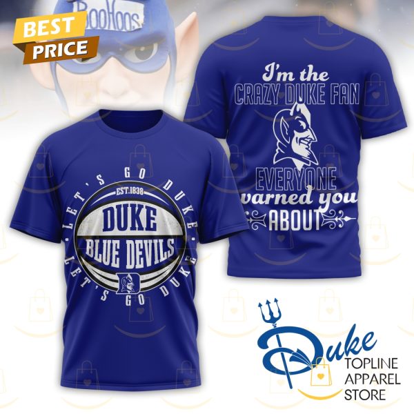 Duke Blue Devils – Let Go Duke 3D T-Shirt