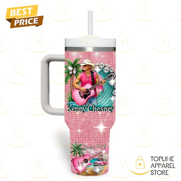 Kenny Chesney Tumbler With Handle And Straw