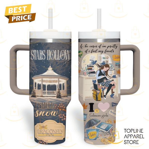 Gilmore Girls Stars Hollow Tumbler With Handle And Straw