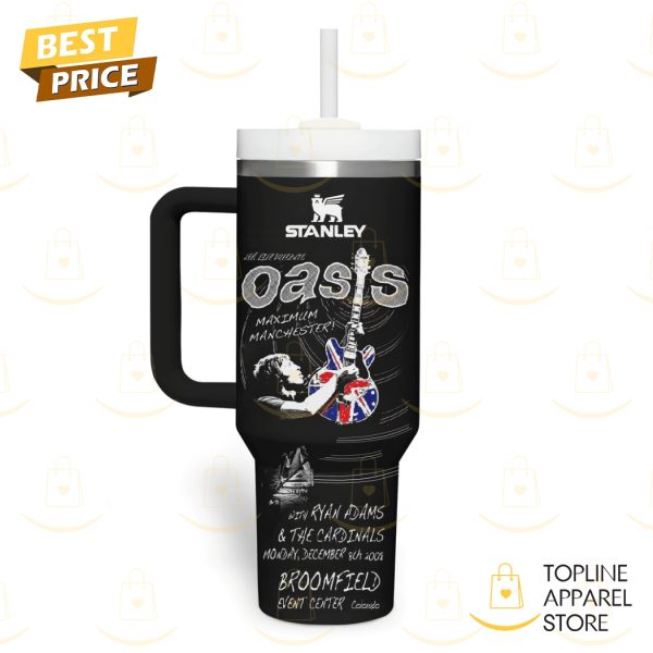 Oasis Maximum Manchester Tumbler With Handle And Straw