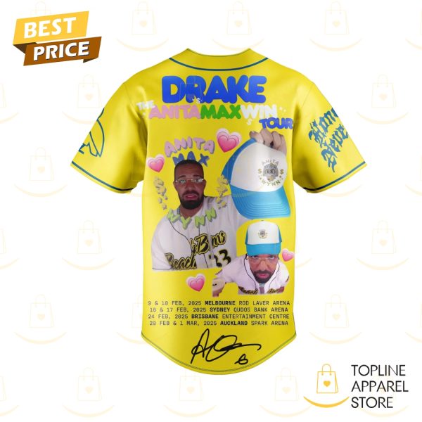 Drake – Anita Max Wynn Signature Baseball Jersey