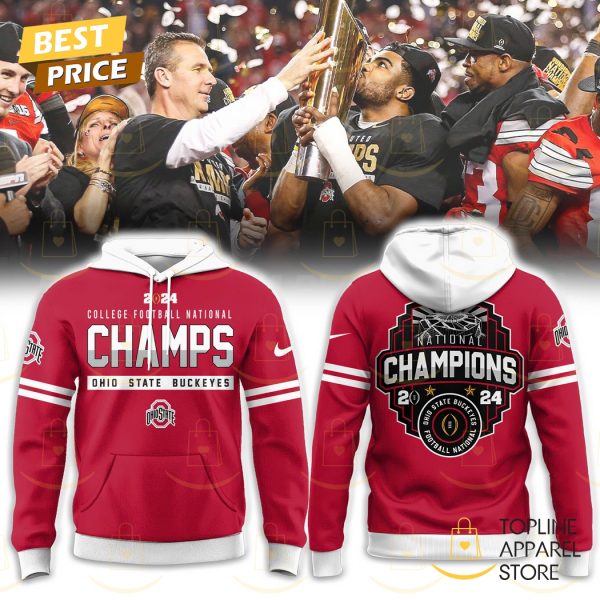 Ohio State Buckeyes College Football 2024 -2025 National Champions Hoodie