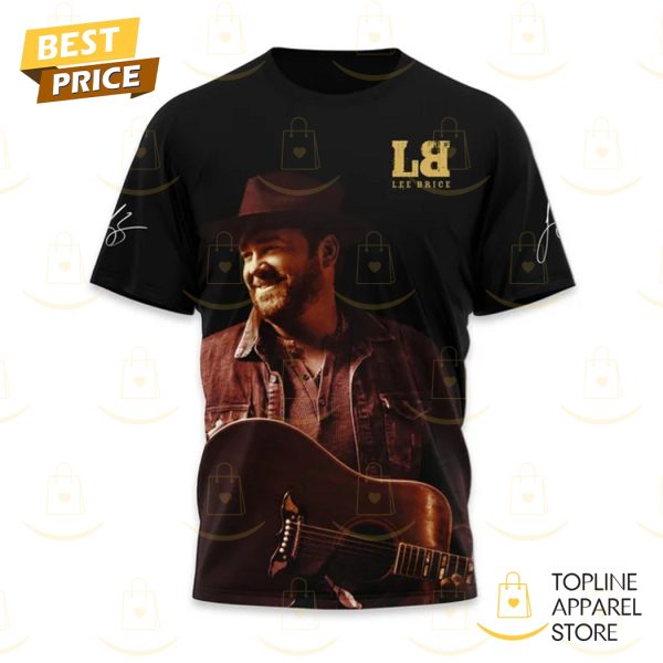 Lee Brice – You Me And My Guitar Signature 3D T-Shirt