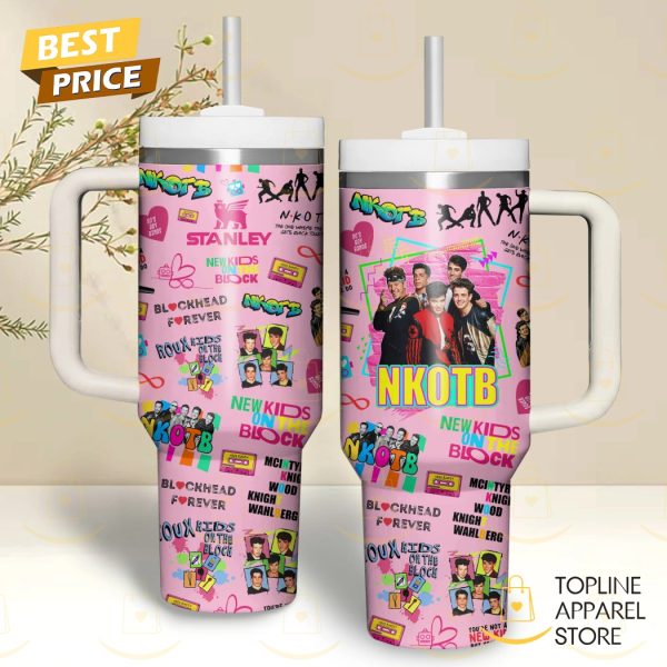 New Kids On The Block – Blockhead Forever Tumbler With Handle And Straw