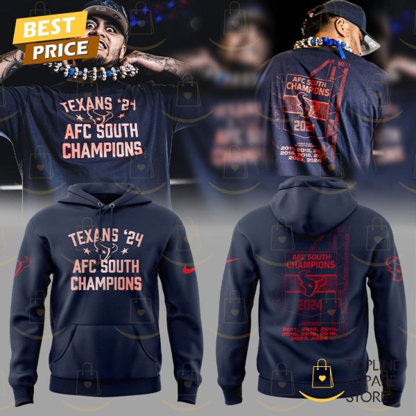 Houston Texans AFC South Champions Hoodie