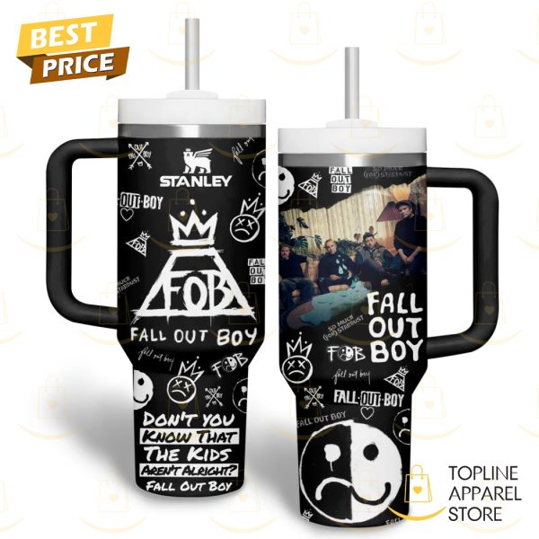 Fall Out Boy – The Kids Arent Alright Tumbler With Handle And Straw