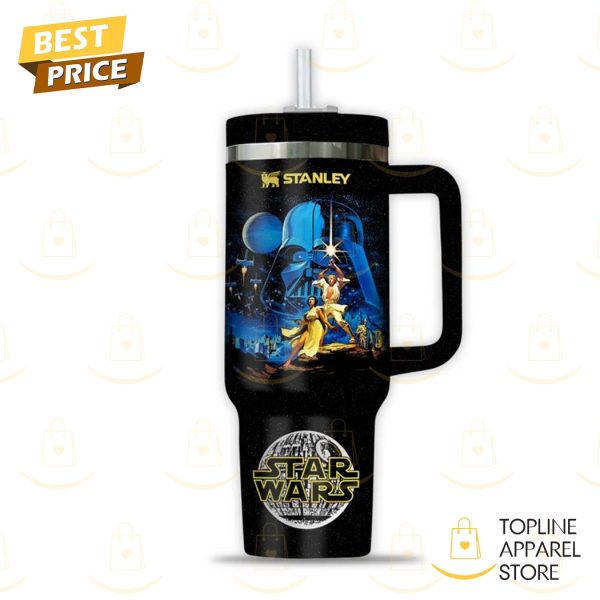 Star Wars Tumbler With Handle And Straw