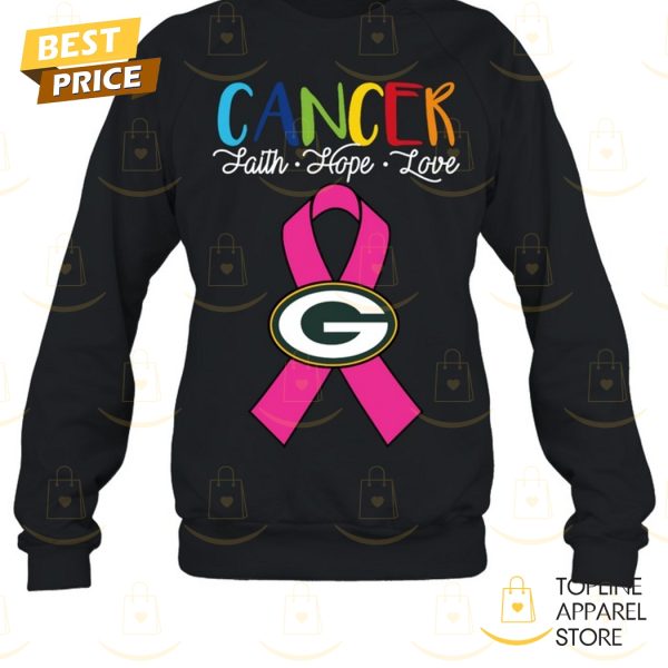 Green Bay Packers Cancer Faith – Hope – Love Unisex T-Shirt