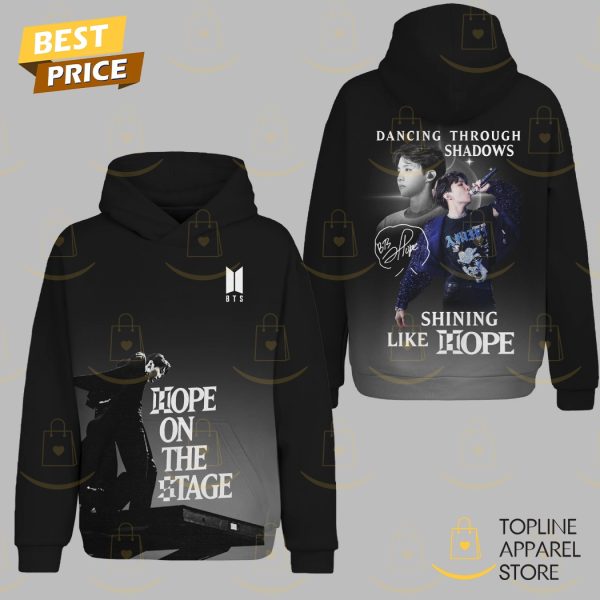 J Hope BTS – Dancing Through Shadows Hoodie