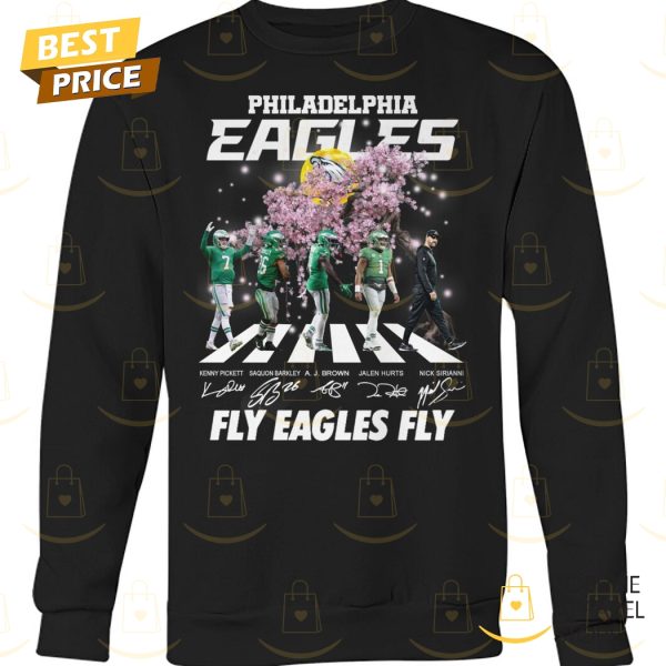 Philadelphia Eagles – Fly Eagles Fly Signature Unisex T-Shirt