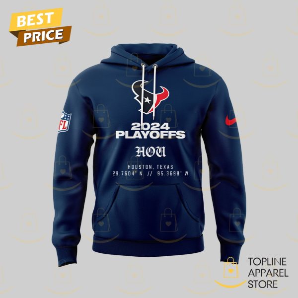 Houston Texans Playoffs 2024 Design Hoodie