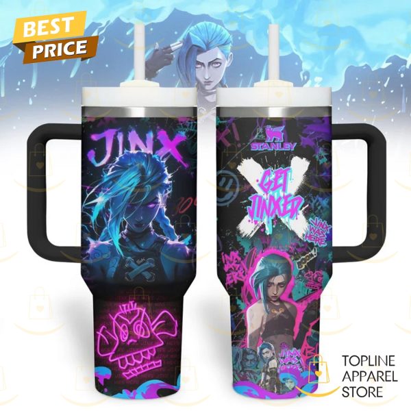 Jinx – Get Jinxed Tumbler With Handle And Straw