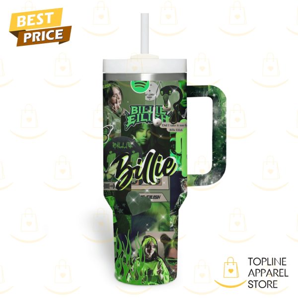 Billie Eilish Did I Take It Too Far Tumbler With Handle And Straw