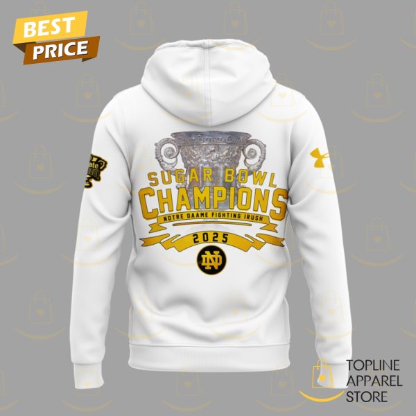 Notre Dame Fighting Irish Football Champions Sugar Bowl Hoodie