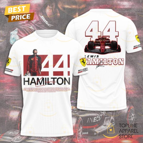 Lewis Hamilton Signature 3D T-Shirt