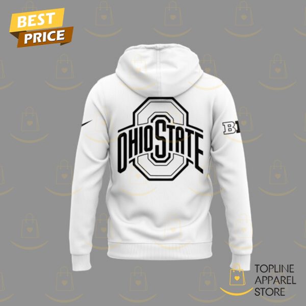 Ohio State Buckeyes Football Follow Jesus Hoodie – White