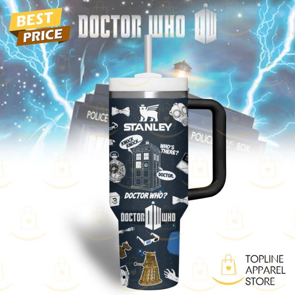 Doctor Who Its Bigger On The Inside Tumbler With Handle And Straw