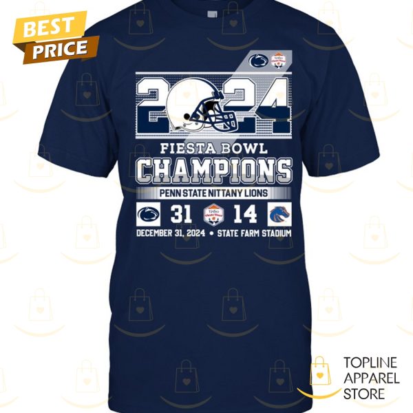 2024 Fiesta Bowl Champions Penn State Nittany Lions Unisex T-Shirt