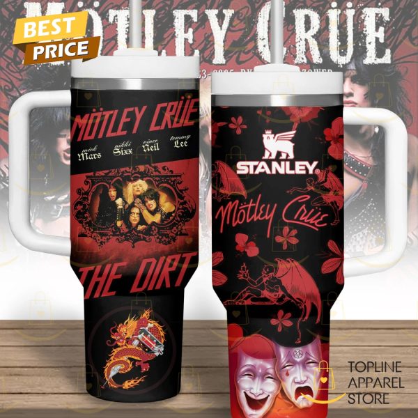 Motley Crue The Dirt Tumbler With Handle And Straw