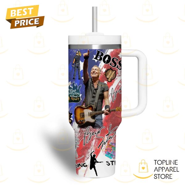 Bruce Springsteen – Listen To The Boss Tumbler With Handle And Straw