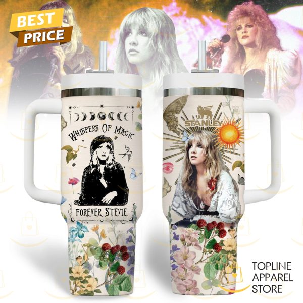 Whispers Of Magic Forever Stevie Nicks Tumbler With Handle And Straw