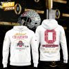 National Champions 2024-25 CFP Ohio State Buckeyes Hoodie – Red