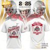 National Champions 2024 College Football Playoff Ohio State Buckeyes Nine -Time 3D T-Shirt