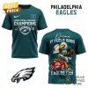 National Football Conference Champions 2024 Philadelphia Eagles 3D T-Shirt – Black