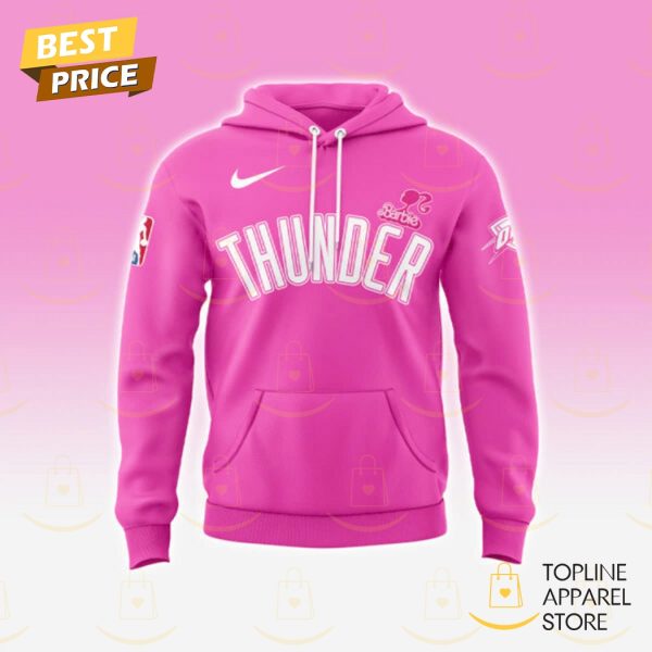 Personalized 2025 Oklahoma City Thunder x Barbie Hoodie