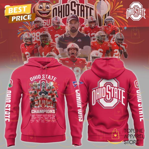 Ohio State Buckeyes 2025 College Football Playoff National Champions Signature Hoodie