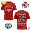 Ohio State Buckeyes Cotton Bowl Champions Black 3D T-Shirt