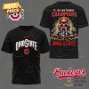 Ohio State Buckeyes 2025 National Champions Ohio State 3D T-Shirt – Red