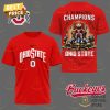 Ohio State Buckeyes 2025 Rose Bowl Game Champions 3D T-Shirt