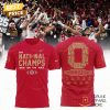 Ohio State Buckeyes 2024-25 CFP National Champions 3D T-Shirt