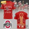 Ohio State Buckeyes Buck Around & Find Out College Football Playoff Champions 2025 3D T-Shirt – White